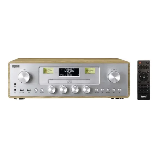 Imperial DABMAN 280CD Tischradio DAB+, UKW DAB+, CD, Bluetooth®, USB Silber