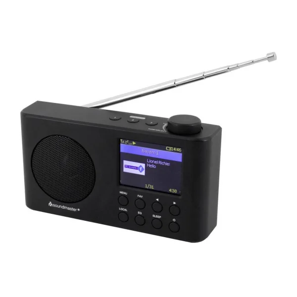 Soundmaster Internet Tischradio IR6500SW Radio (wiederaufladbar)