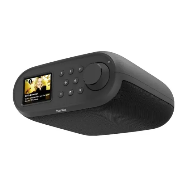 Hama Digitalradio DIR400, DAB+/Internetradio/Bluetooth® RX/App, Schwarz (00054258)