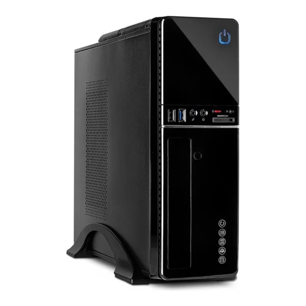 Inter-Tech IT-607 mini-ITX/μATX Gehäuse - Schwarz (ohne Netzteil)