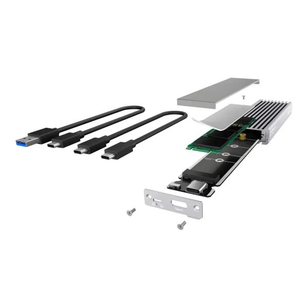 RaidSonic Icy Box IB-1817MA-C31 M.2 PCIe SSD USB Type-C HDD Gehäuse M-Sockel