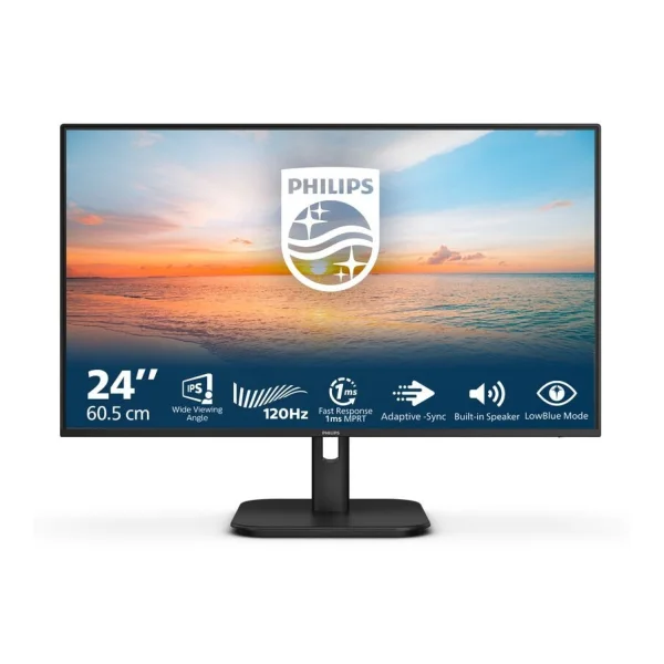 Philips 24E1N1200A 23.8 Zoll Full HD IPS LED 16:9 120 Hz Office Monitor