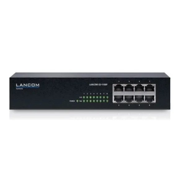 Rohde & Schwarz R&S LANCOM GS-1108P 8-Port Gigabit Switch PoE